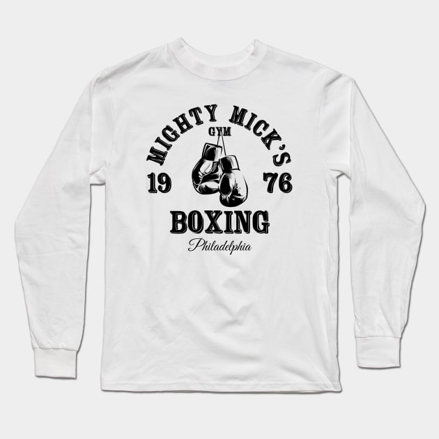 Mighty Micks Boxing Gym Long Sleeve T-Shirt by Quikerart